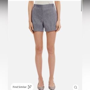 Theory shorts Lynie Sleek Linen-Blend Short